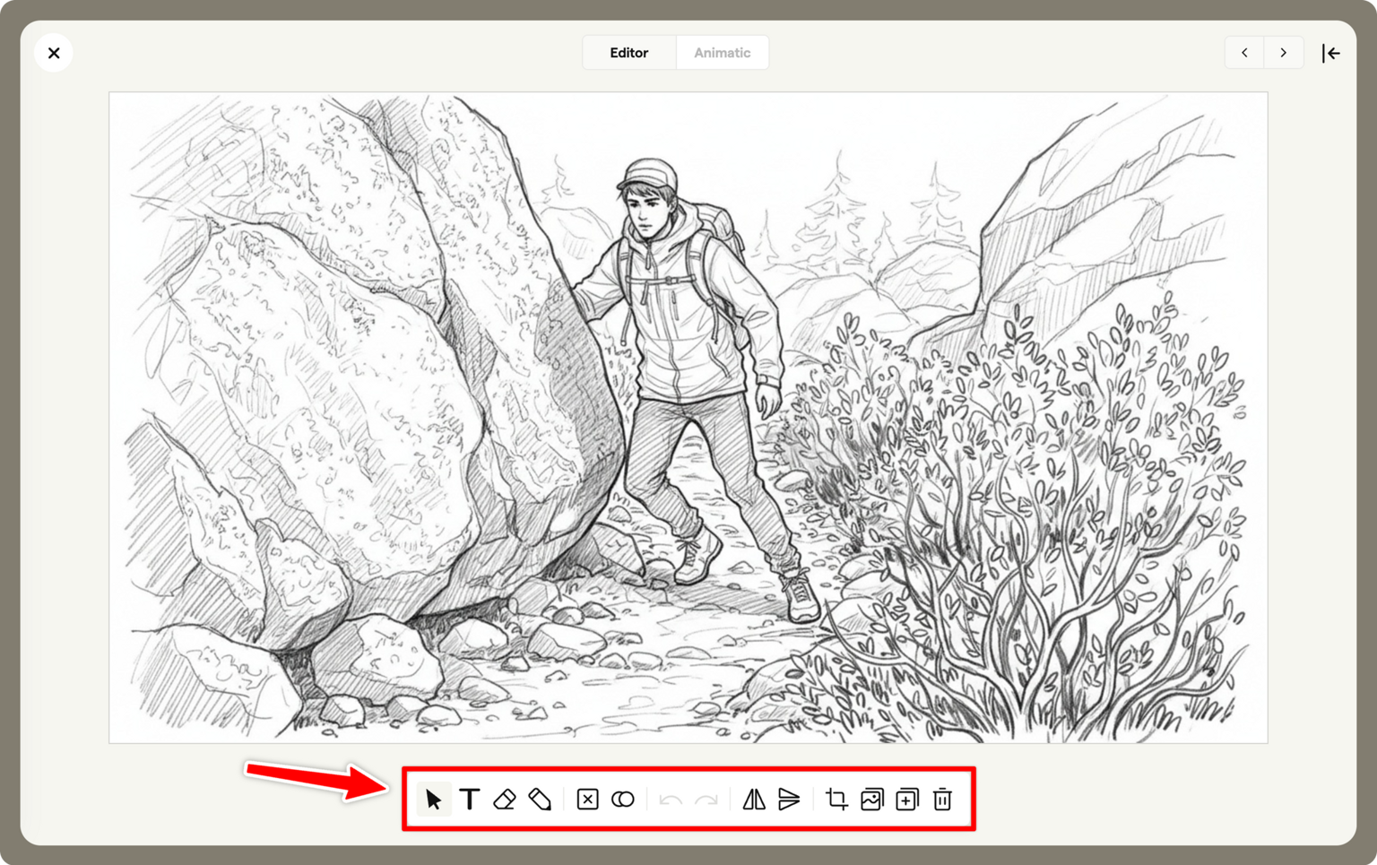 frame editor