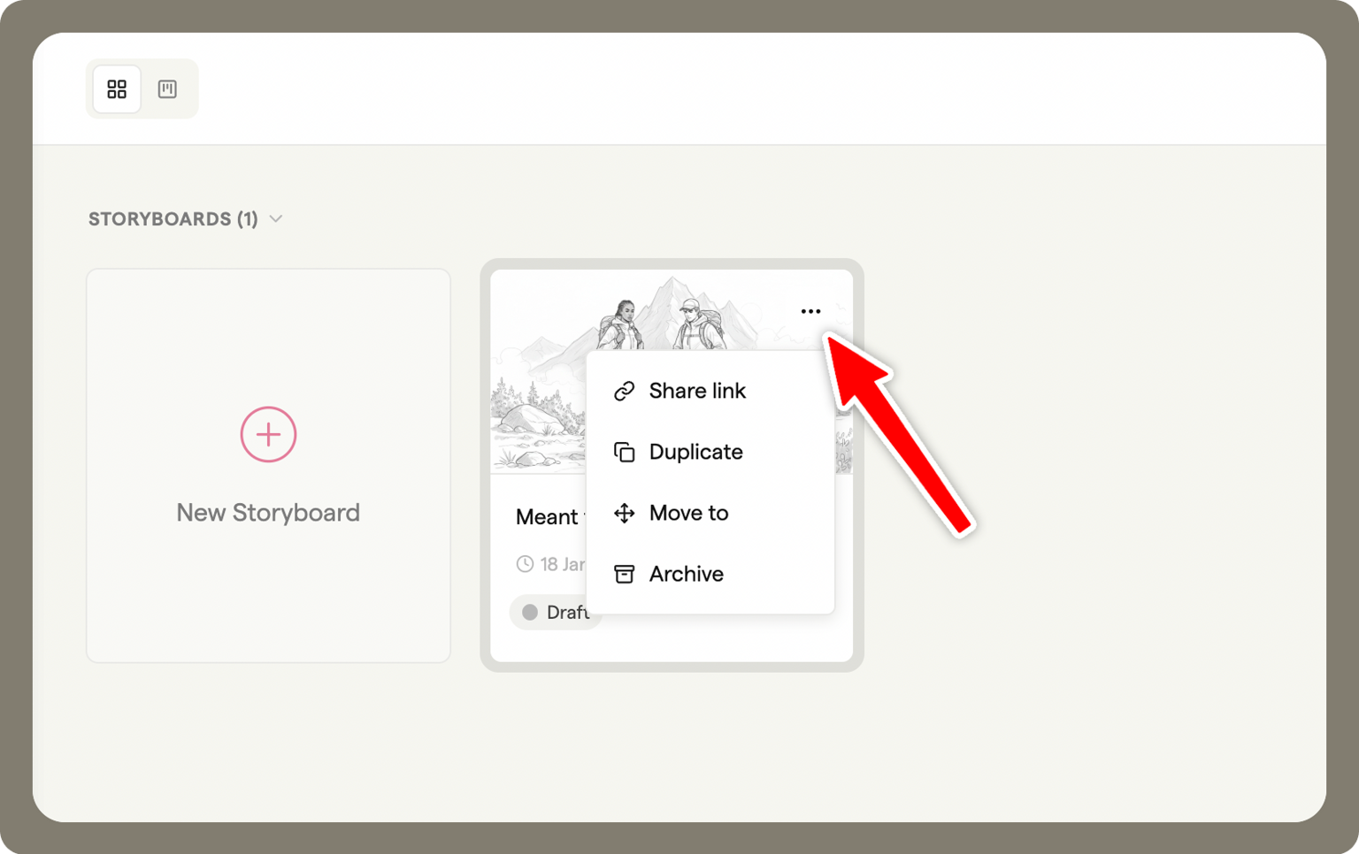 archive dashboard