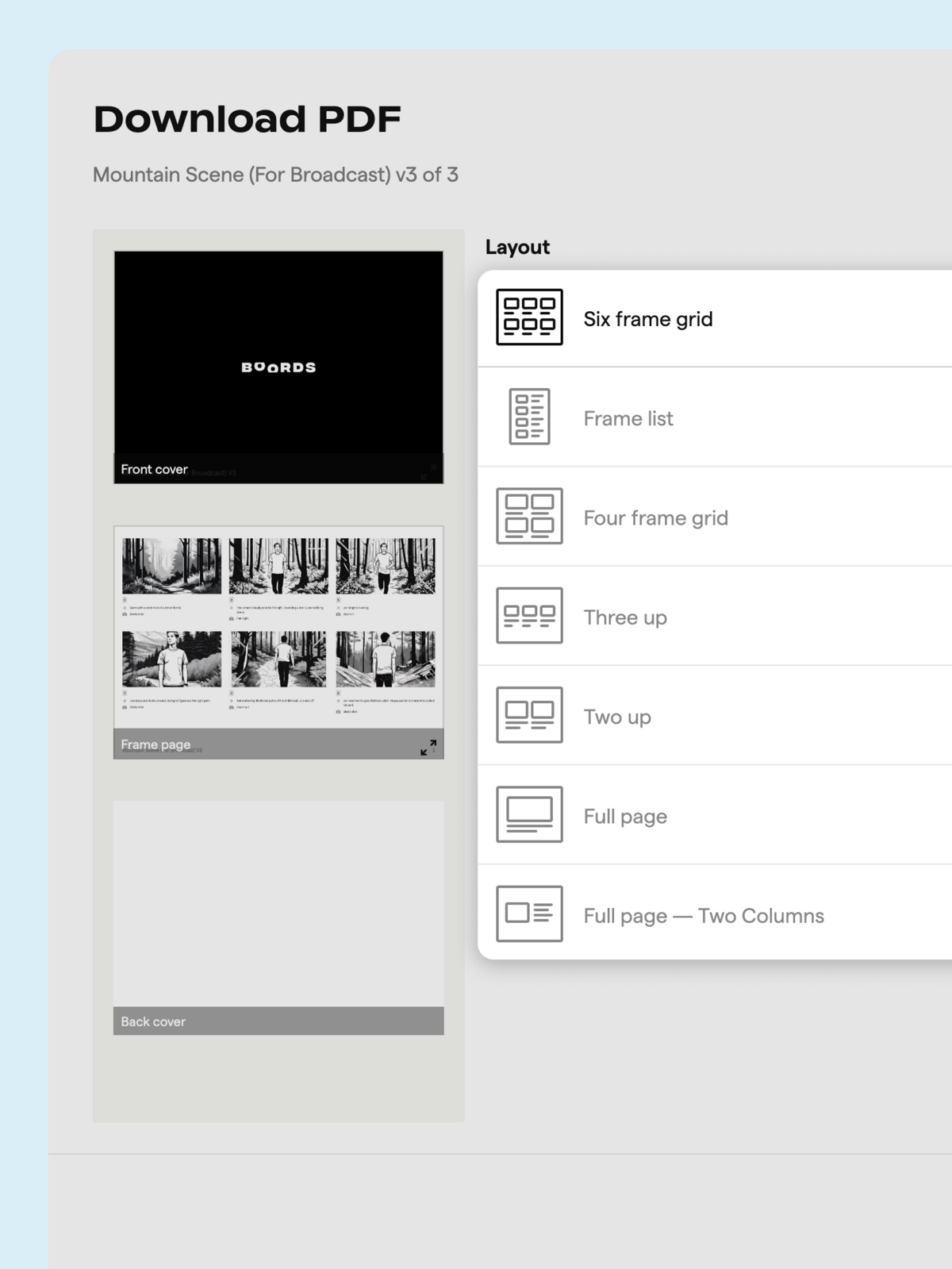 PDF Builder | Boords