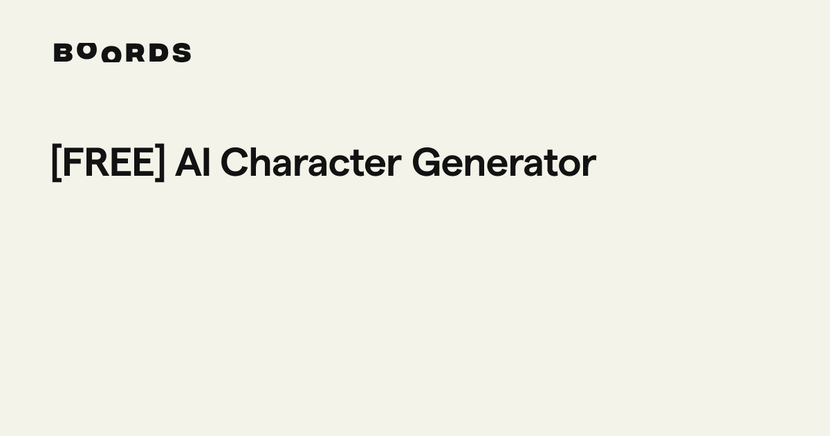 AI Character Generator screenshot 1